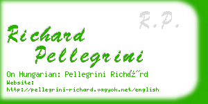 richard pellegrini business card